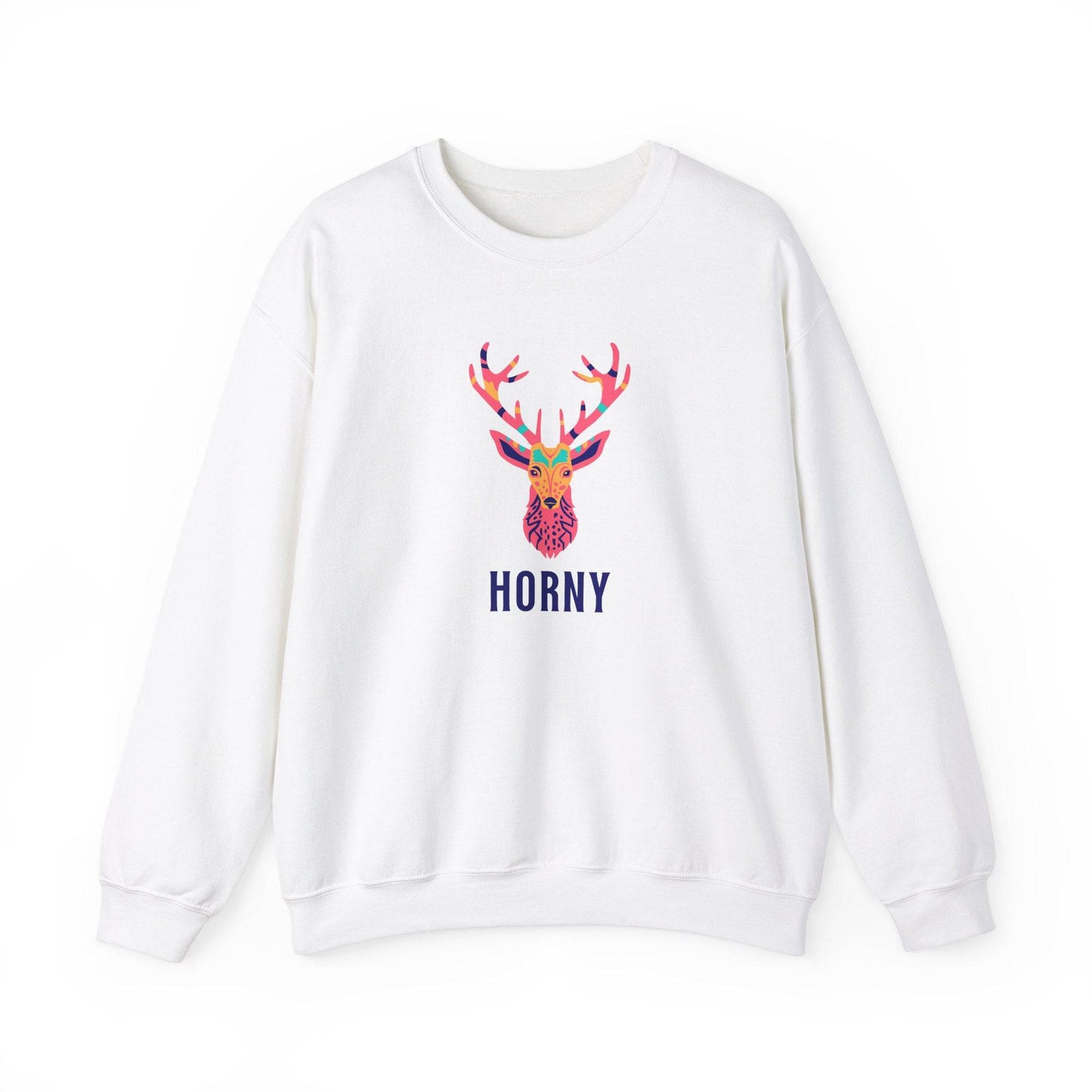 Horny Deer - Fun and Bold Sweatshirt - Goateez Style