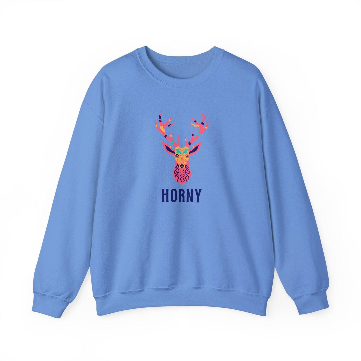 Horny Deer - Fun and Bold Sweatshirt - Goateez Style