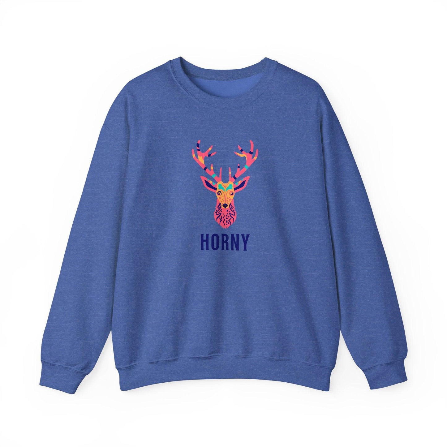 Horny Deer - Fun and Bold Sweatshirt - Goateez Style