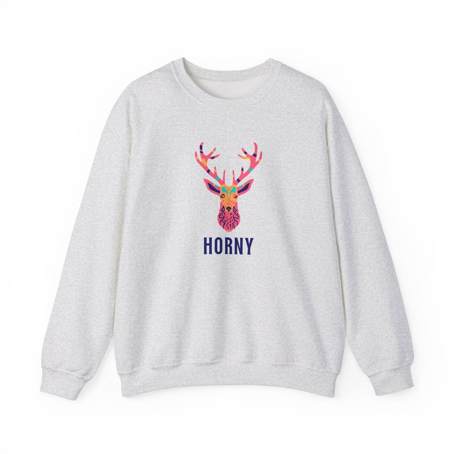 Horny Deer - Fun and Bold Sweatshirt - Goateez Style