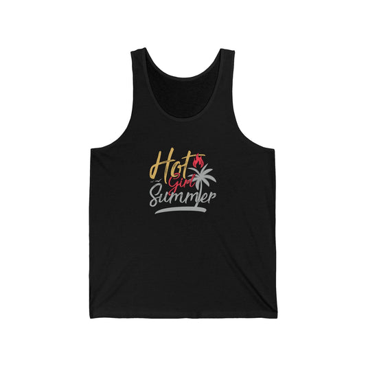 Hot Girl Summer Tank Top - Tropical Trendy Design - Goateez Style