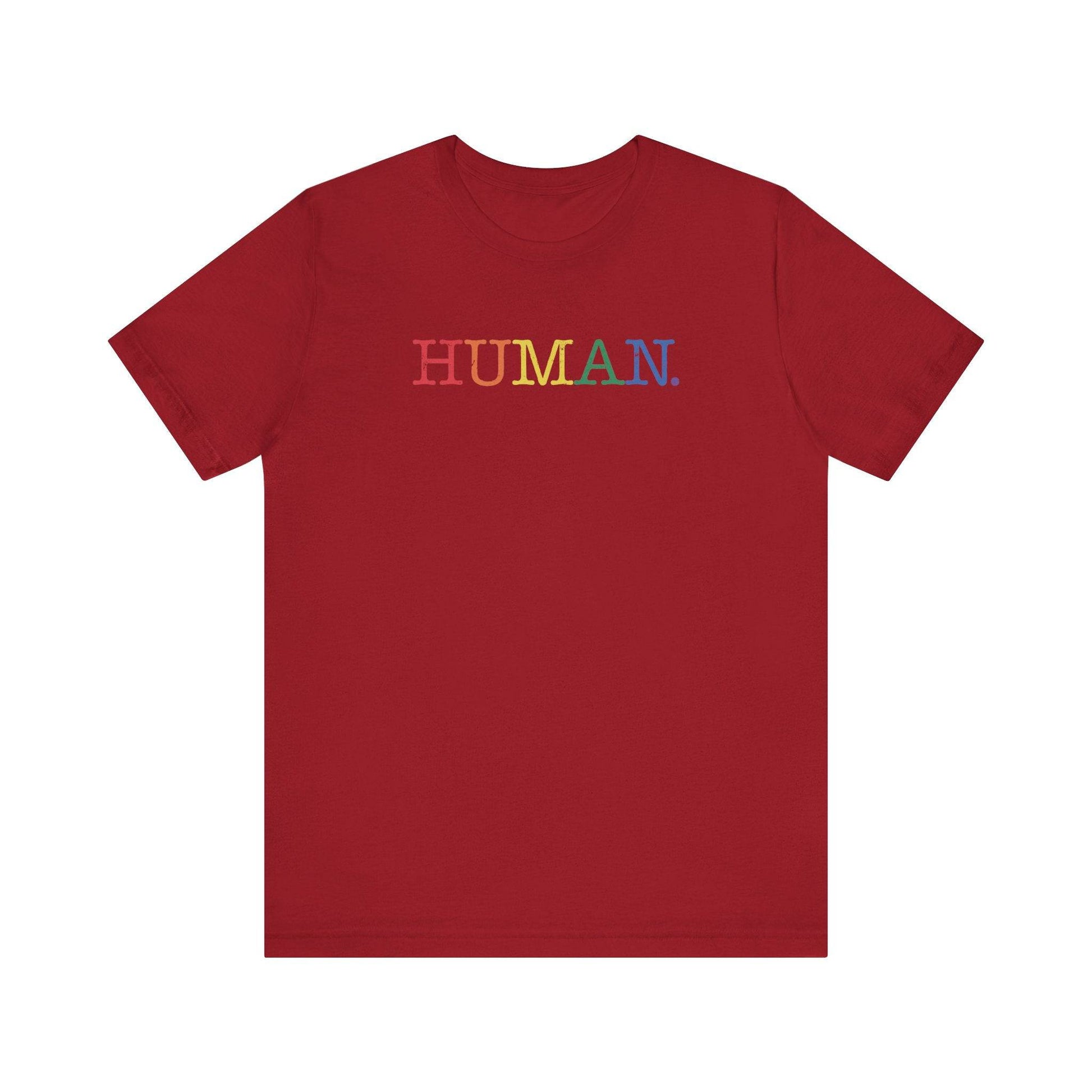 Human Rainbow LGBTQ Pride T-Shirt - Goateez Style