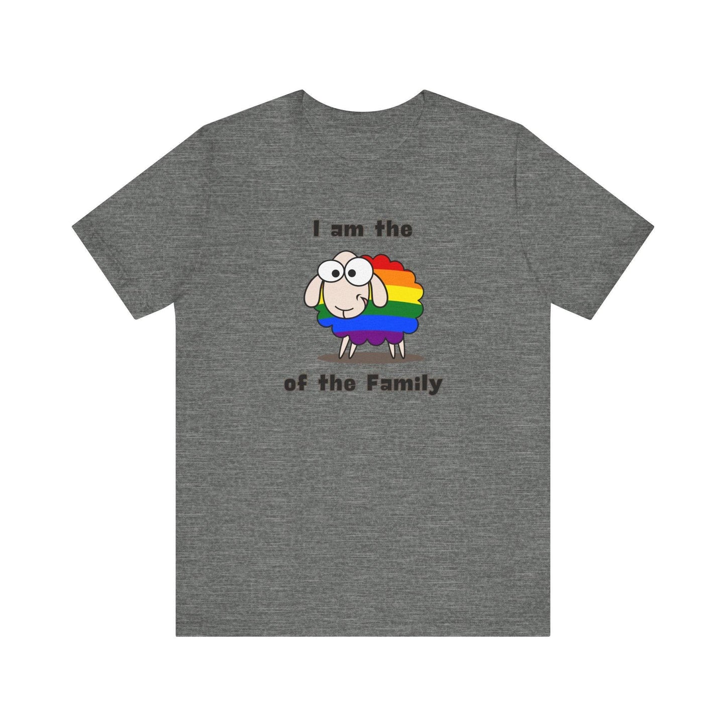 I Am the Rainbow Sheep of the Family Funny LGBTQ T-Shirt - Goateez Style