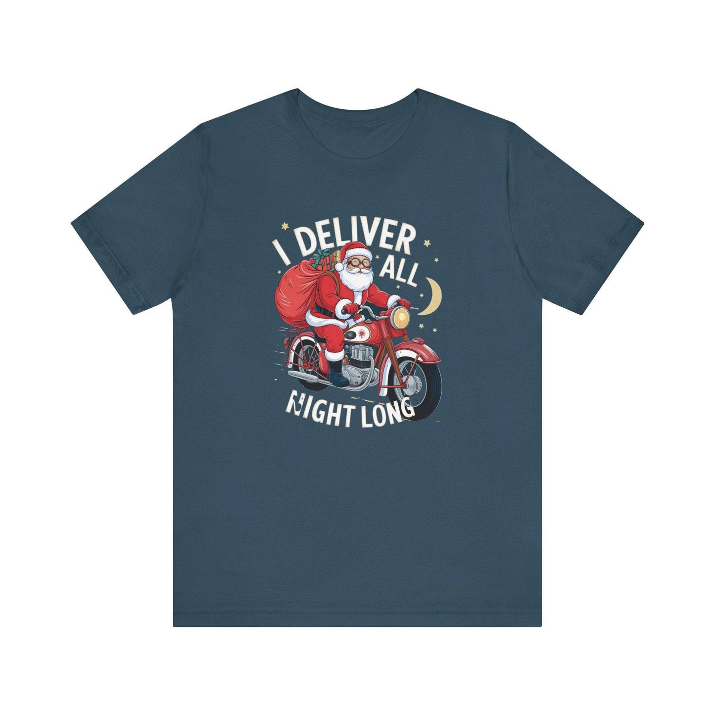 I Deliver All Night Long Santa T-Shirt – Naughty Christmas Humor - Goateez Style