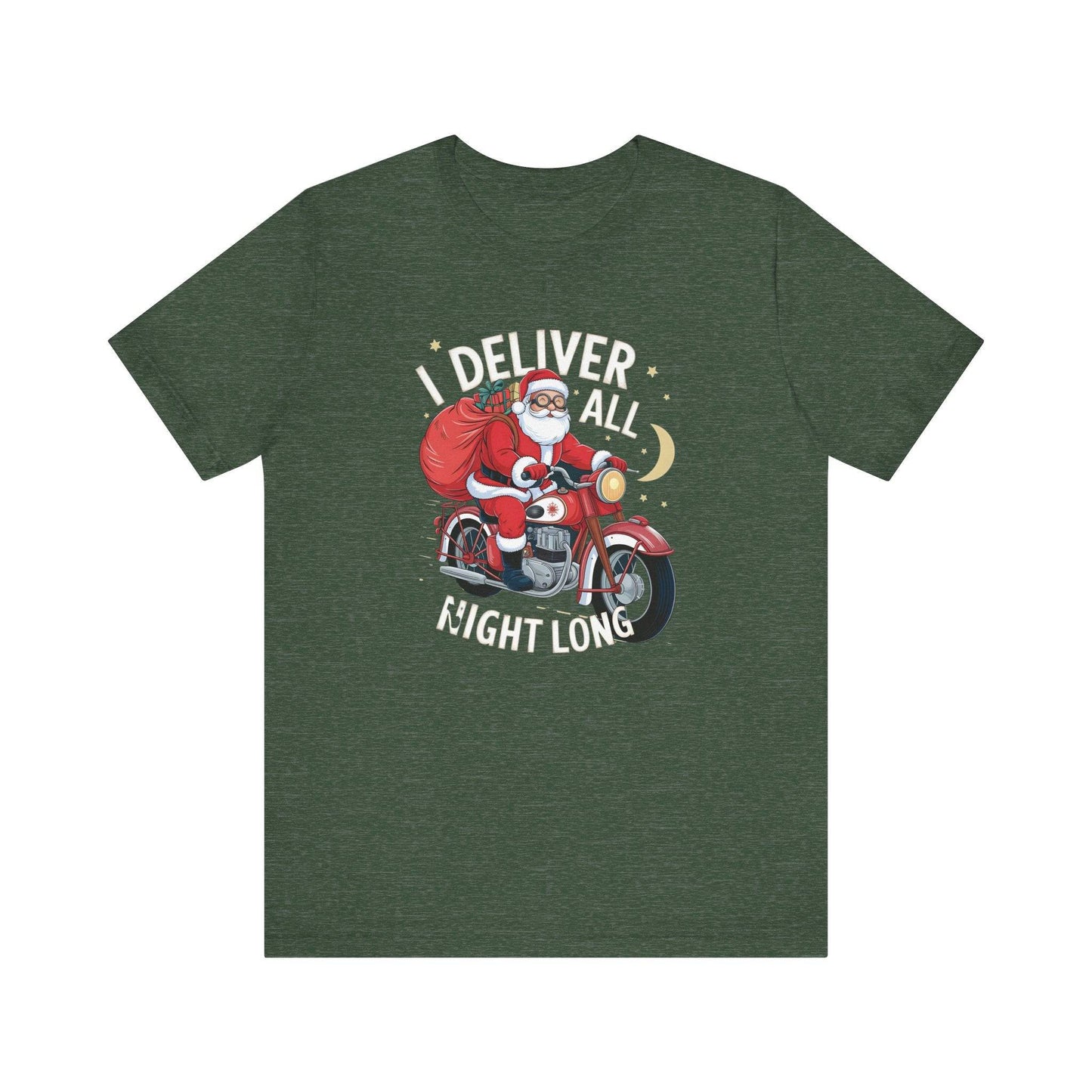 I Deliver All Night Long Santa T-Shirt – Naughty Christmas Humor - Goateez Style