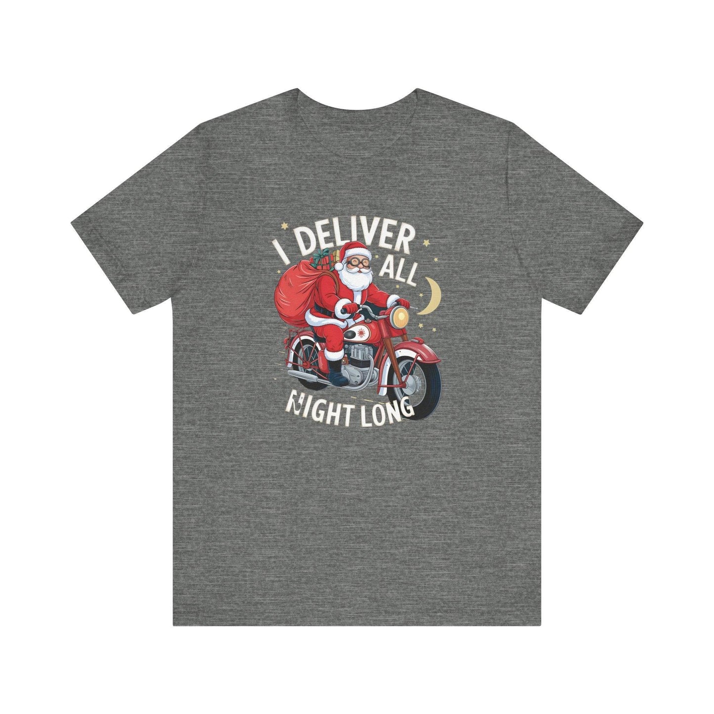 I Deliver All Night Long Santa T-Shirt – Naughty Christmas Humor - Goateez Style