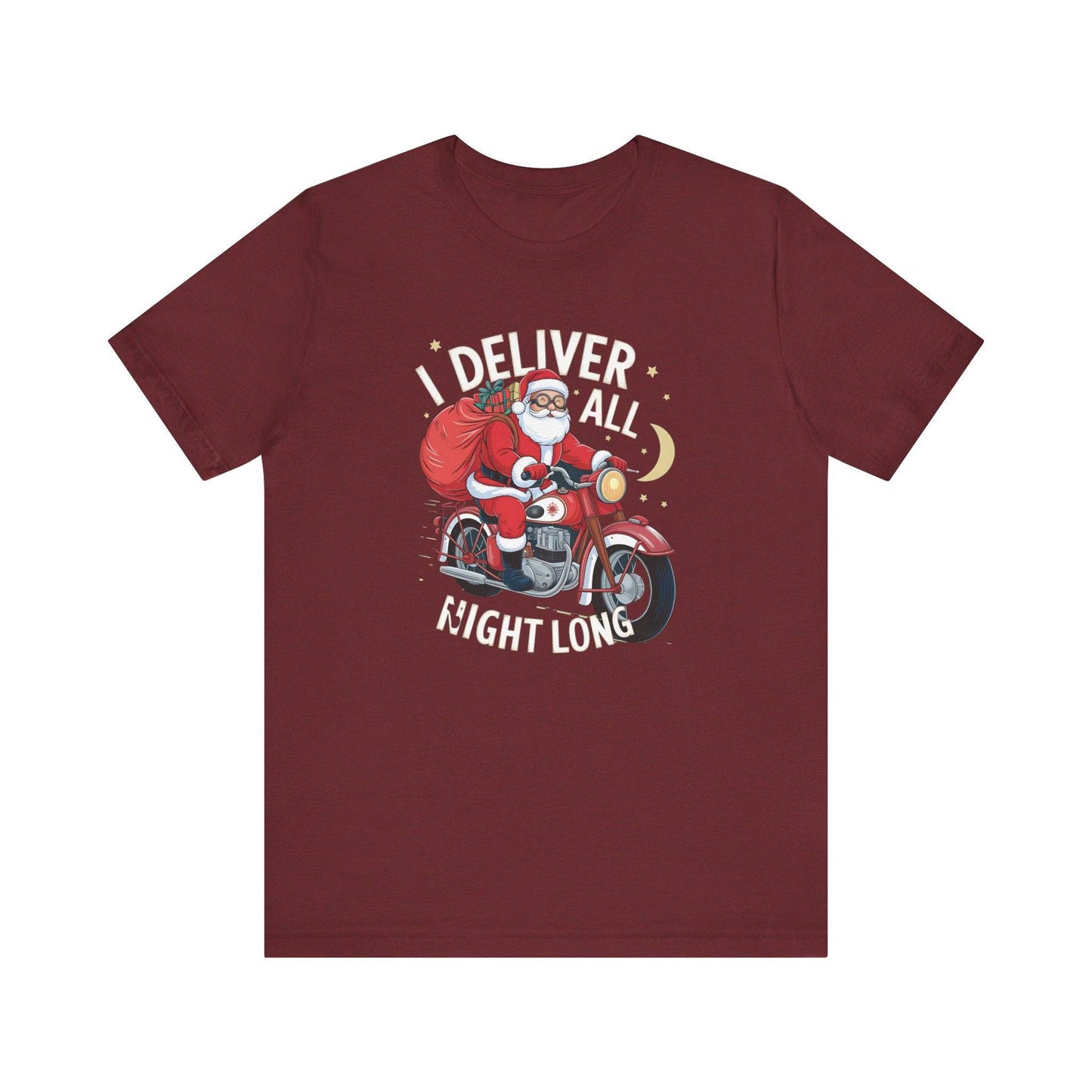 I Deliver All Night Long Santa T-Shirt – Naughty Christmas Humor - Goateez Style