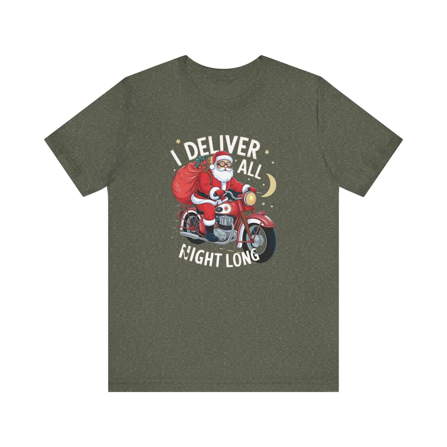 I Deliver All Night Long Santa T-Shirt – Naughty Christmas Humor - Goateez Style