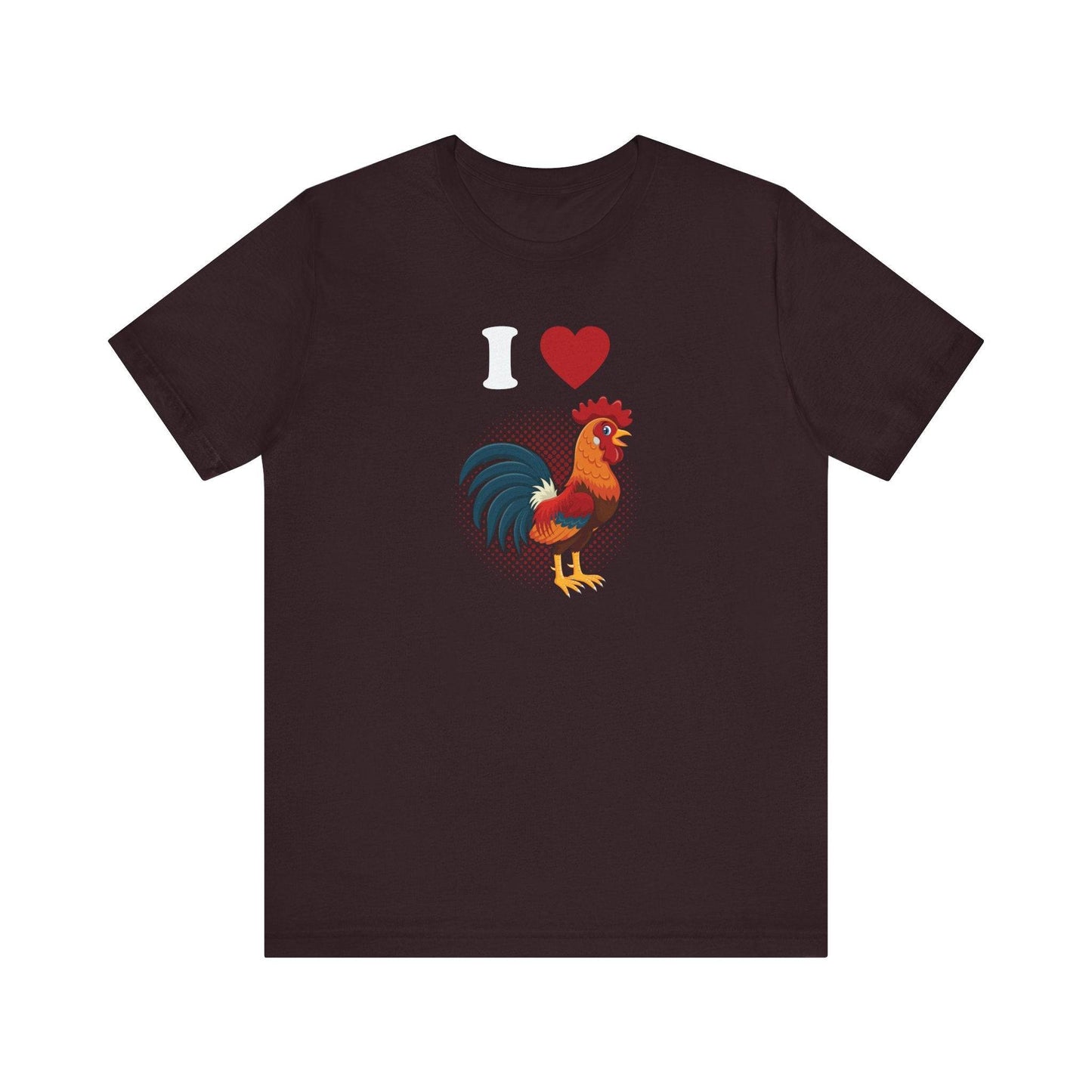 I Love Cock T-Shirt - Funny Rooster Pun Shirt for Adults - Goateez Style