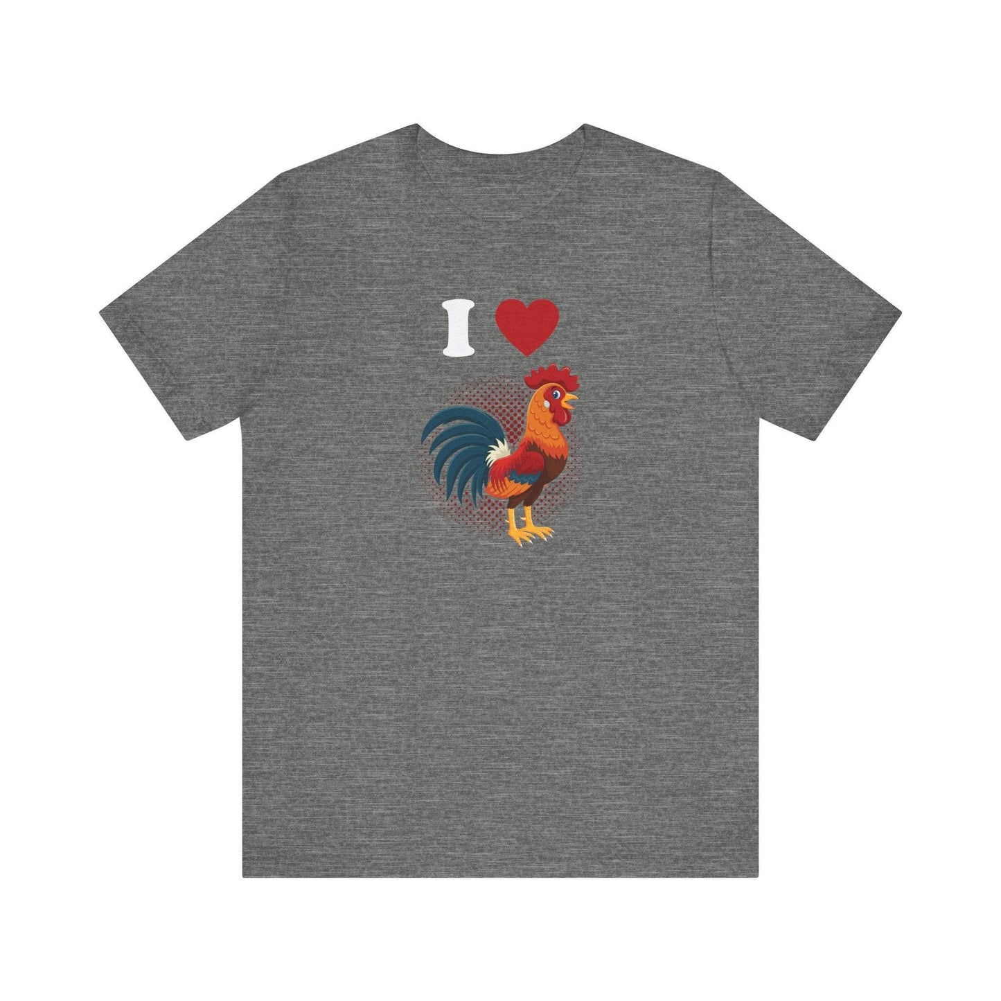 I Love Cock T-Shirt - Funny Rooster Pun Shirt for Adults - Goateez Style