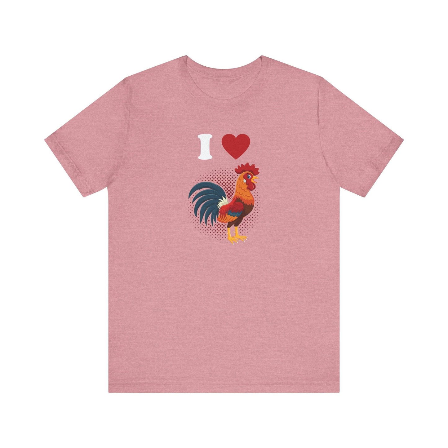 I Love Cock T-Shirt - Funny Rooster Pun Shirt for Adults - Goateez Style