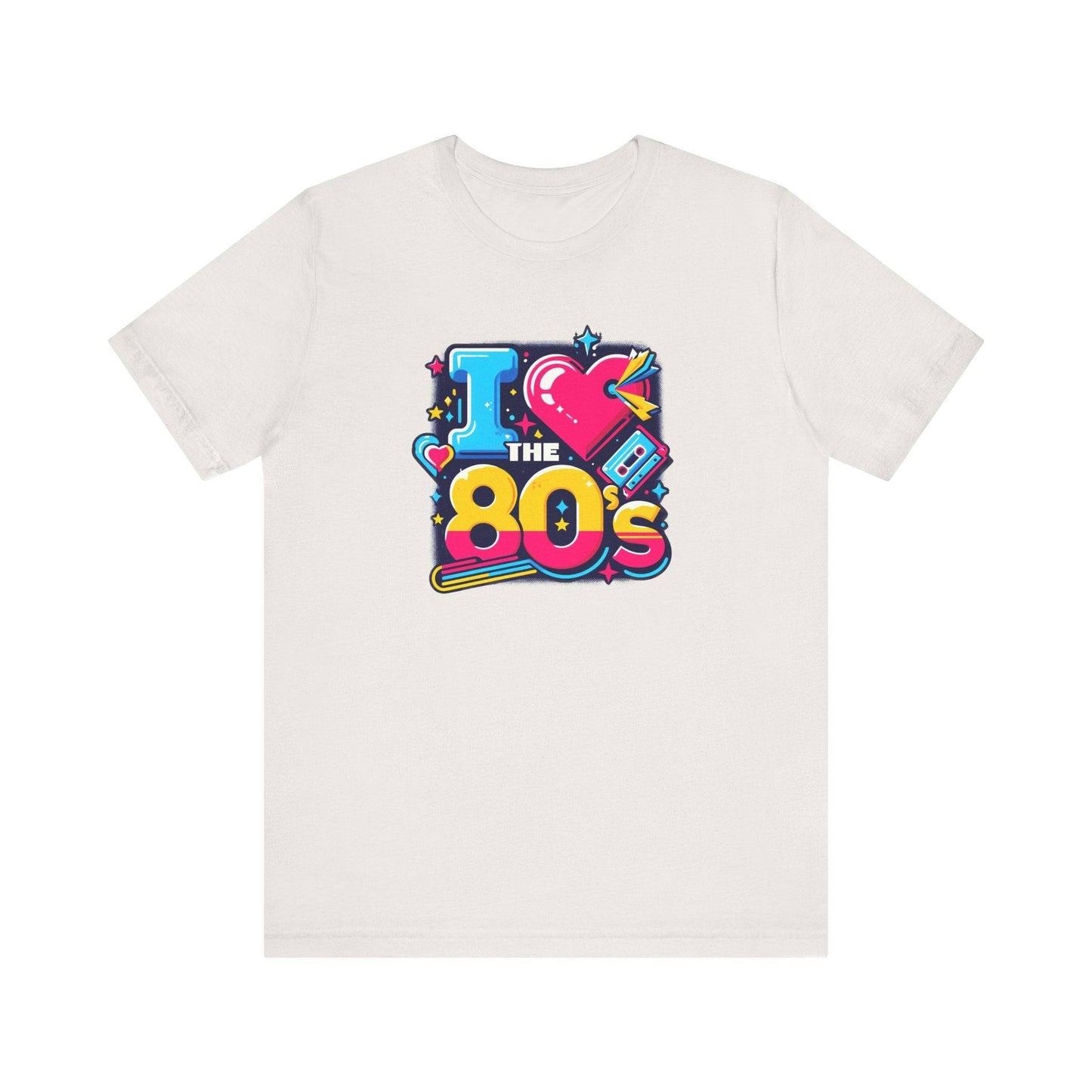 I Love the 80's T-Shirt - Vibrant Retro Nostalgia Tee - Goateez Style