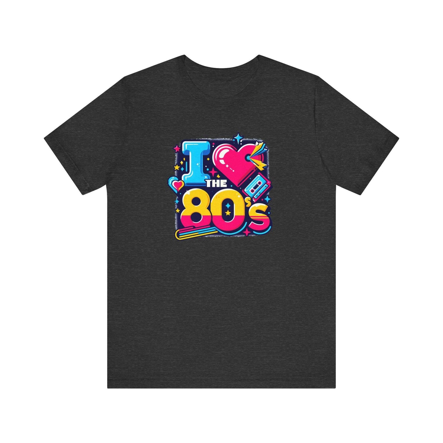 I Love the 80's T-Shirt - Vibrant Retro Nostalgia Tee - Goateez Style