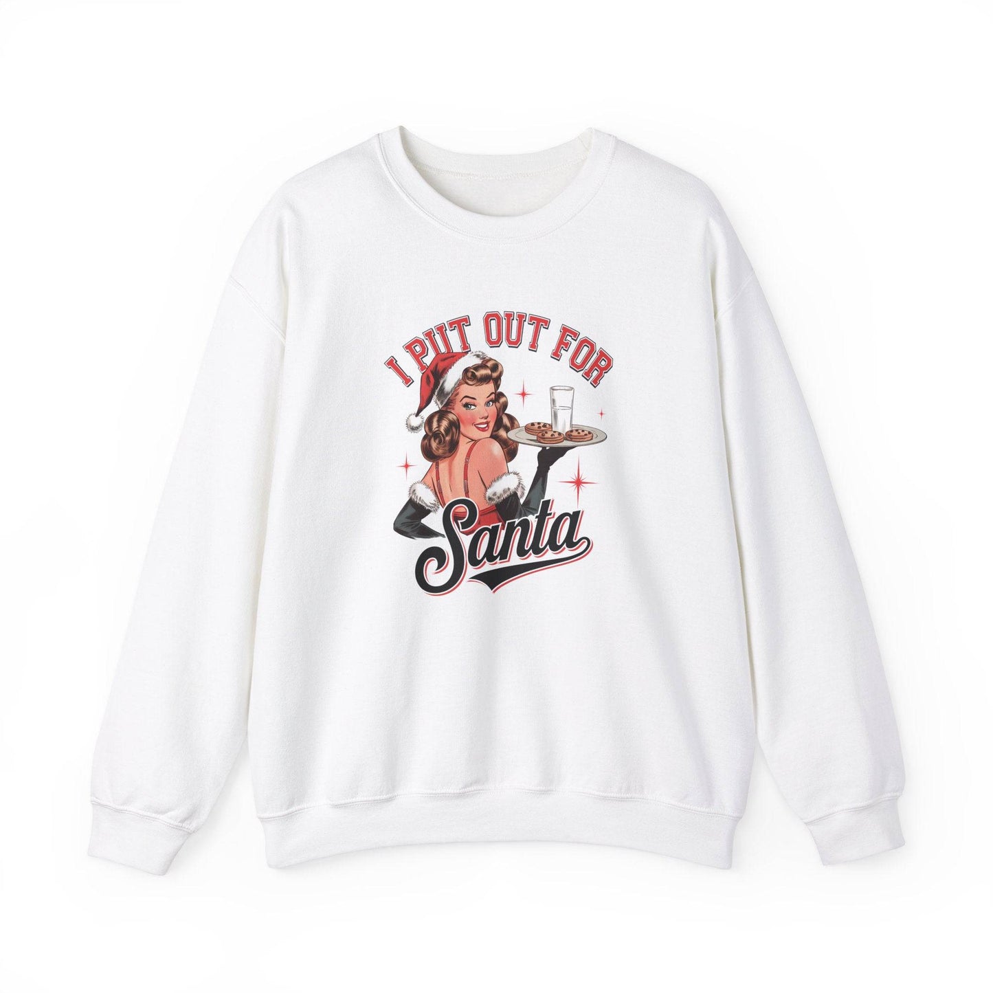 I Put Out for Santa Funny Christmas Sweatshirt - Goateez Style