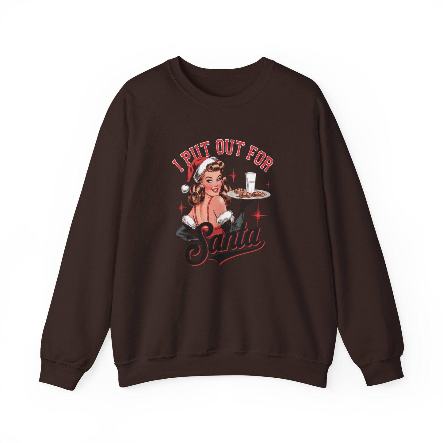 I Put Out for Santa Funny Christmas Sweatshirt - Goateez Style