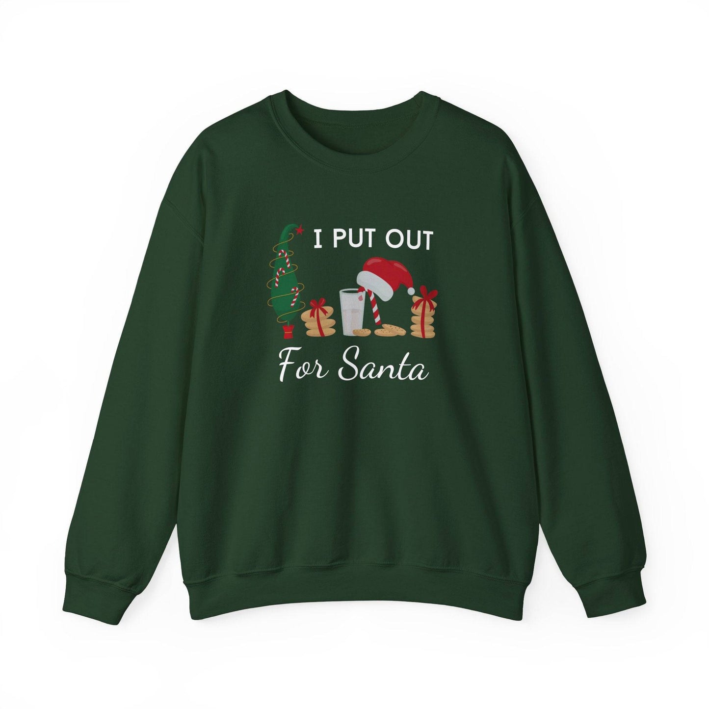 I Put Out for Santa Sweatshirt - Funny Holiday Christmas Humor - Goateez Style