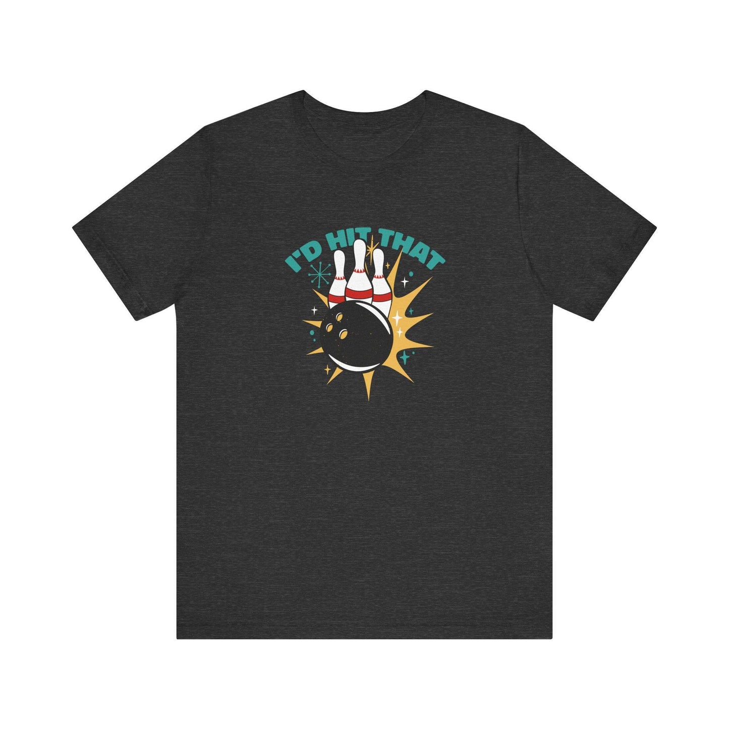 I'd Hit That Bowling T-Shirt Funny Retro Design - Goateez Style