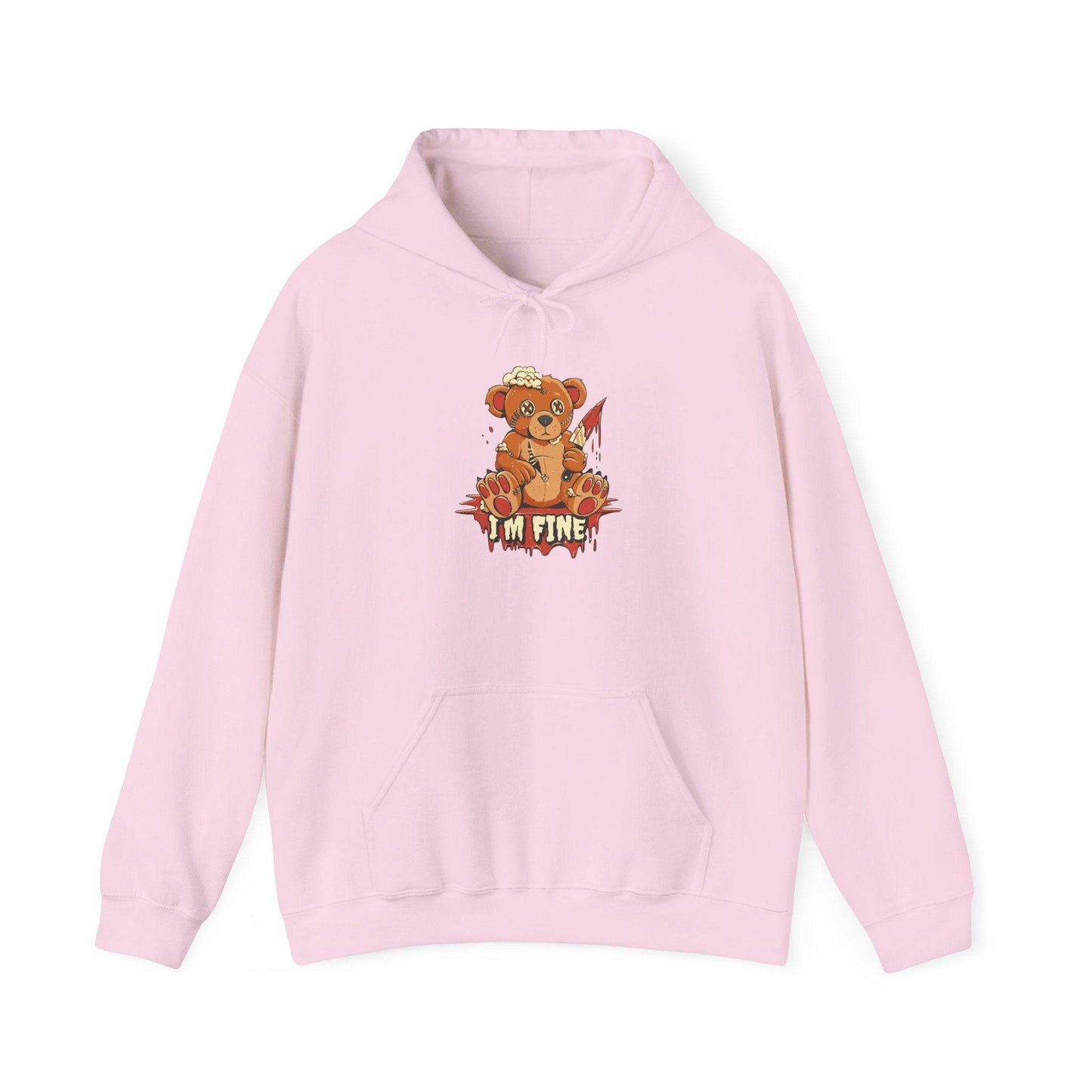 I'm Fine - Teddy Bear Hoodie - FNAF Inspired Creepy Cute Design - Goateez Style