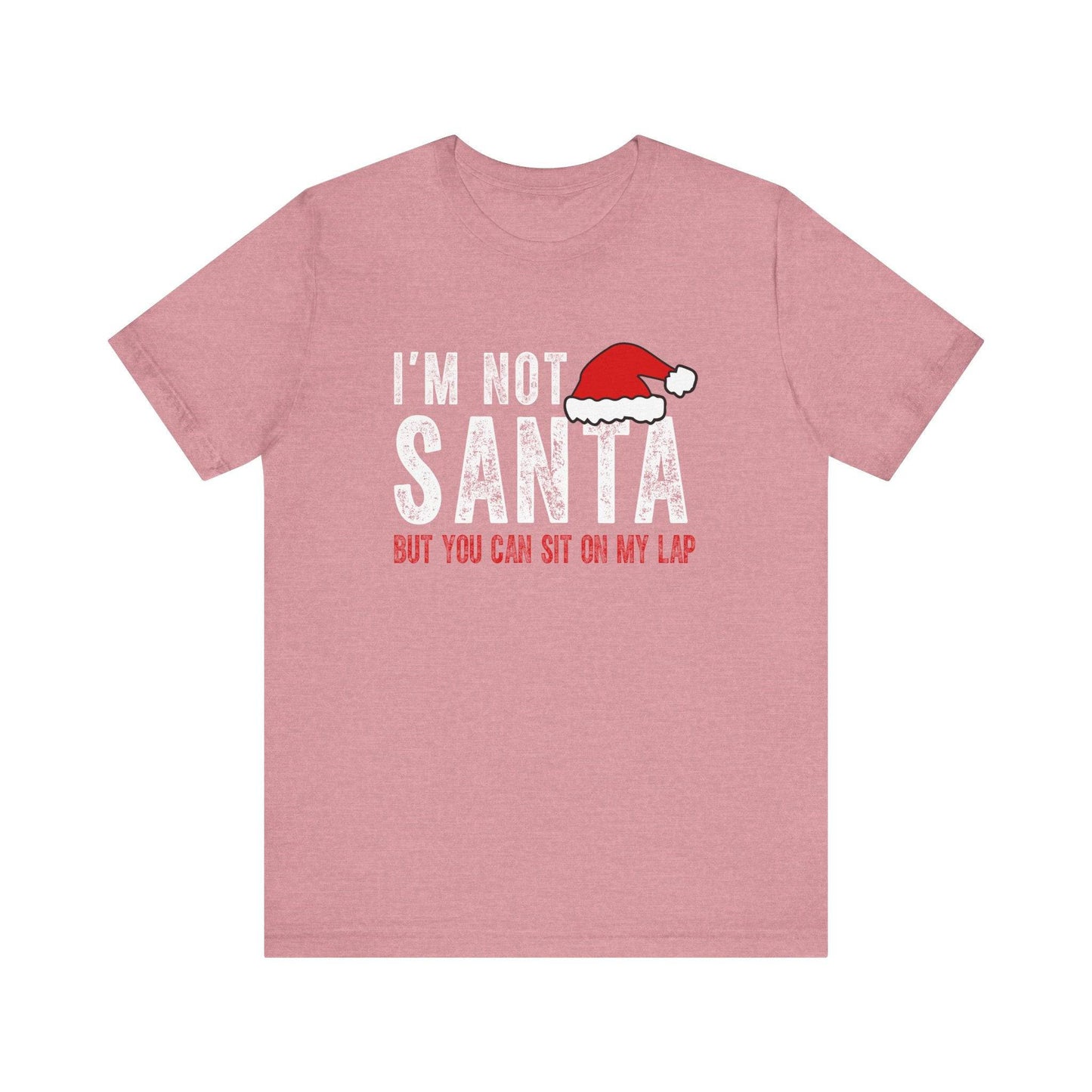 I'm Not Santa But You Can Sit on My Lap Funny Christmas T-Shirt - Goateez Style