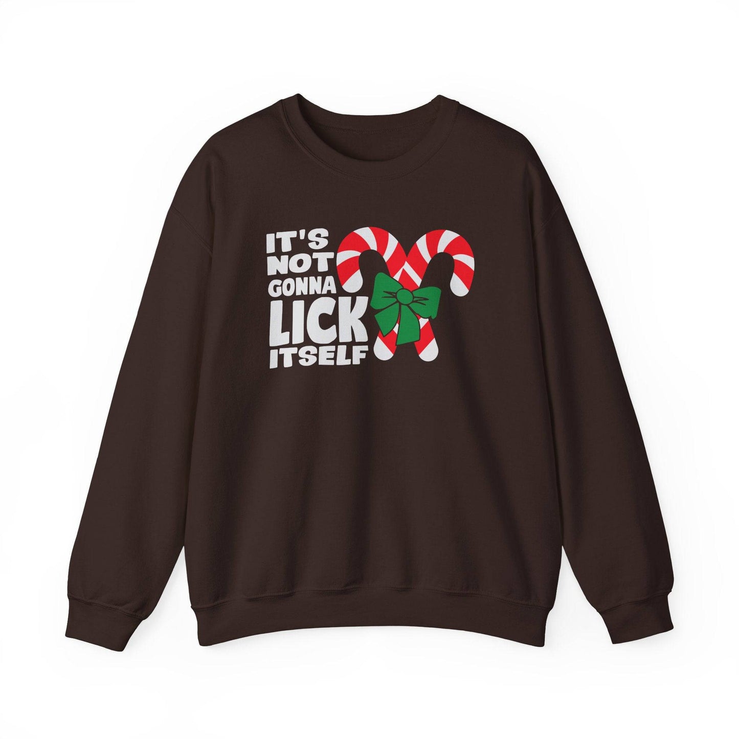 It's Not Gonna Lick Itself Funny Christmas Sweatshirt - Goateez Style