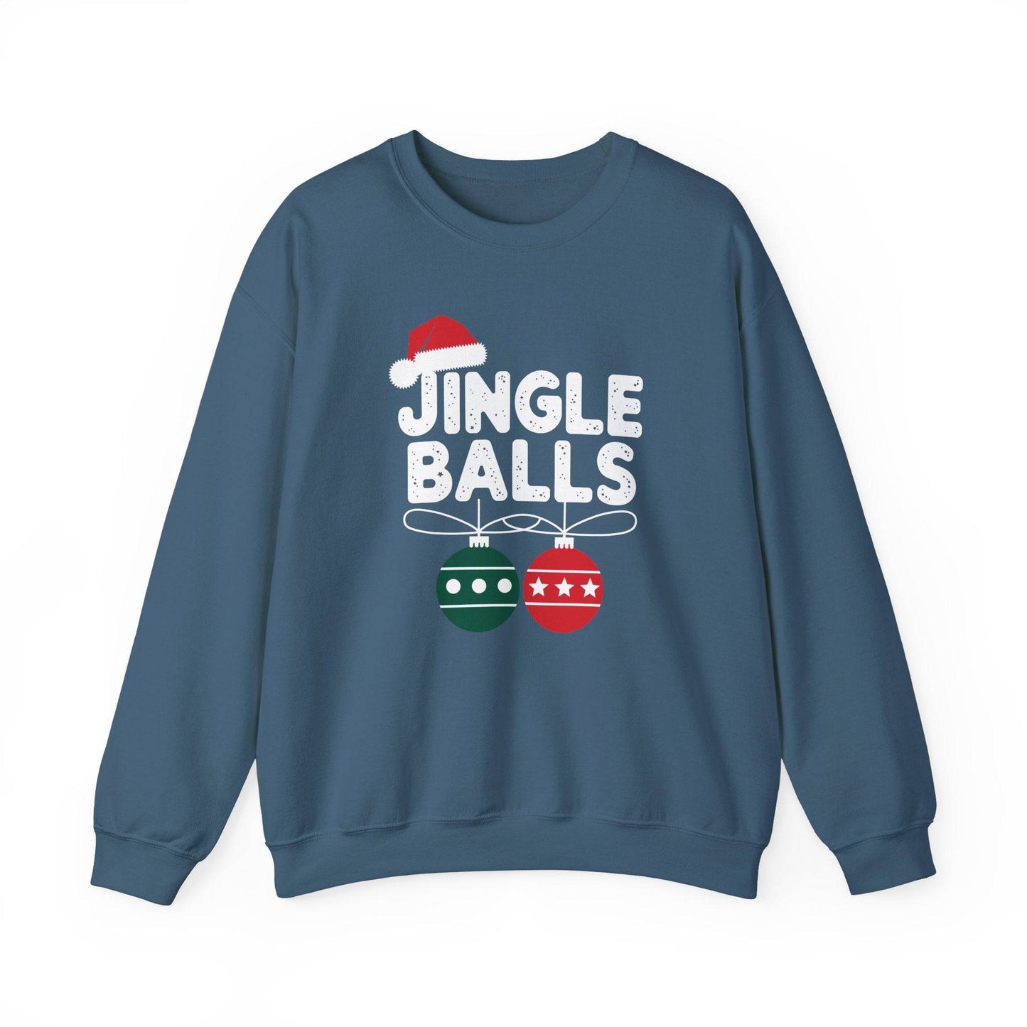 Jingle Balls Funny Christmas Sweatshirt Holiday Humor - Goateez Style