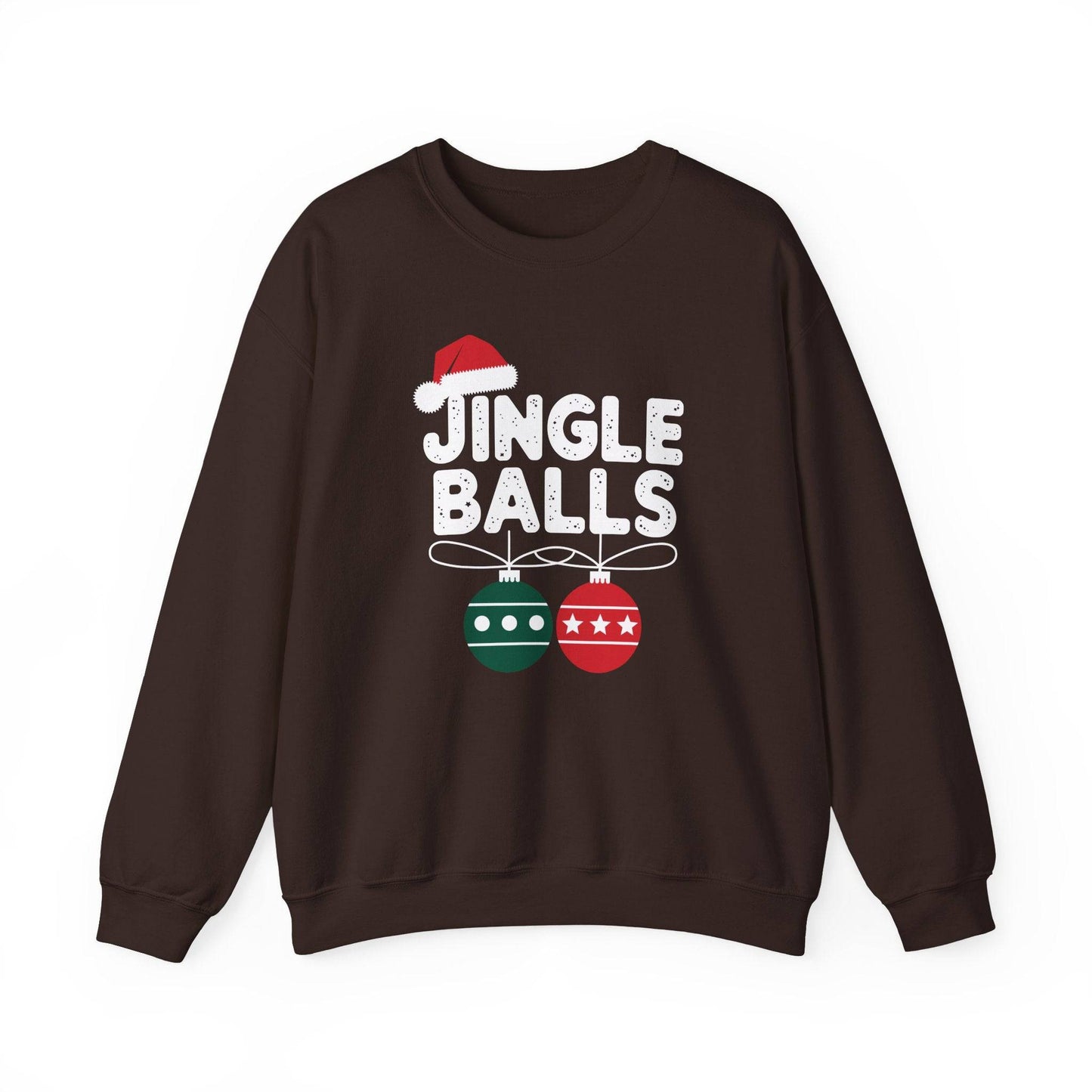Jingle Balls Funny Christmas Sweatshirt Holiday Humor - Goateez Style