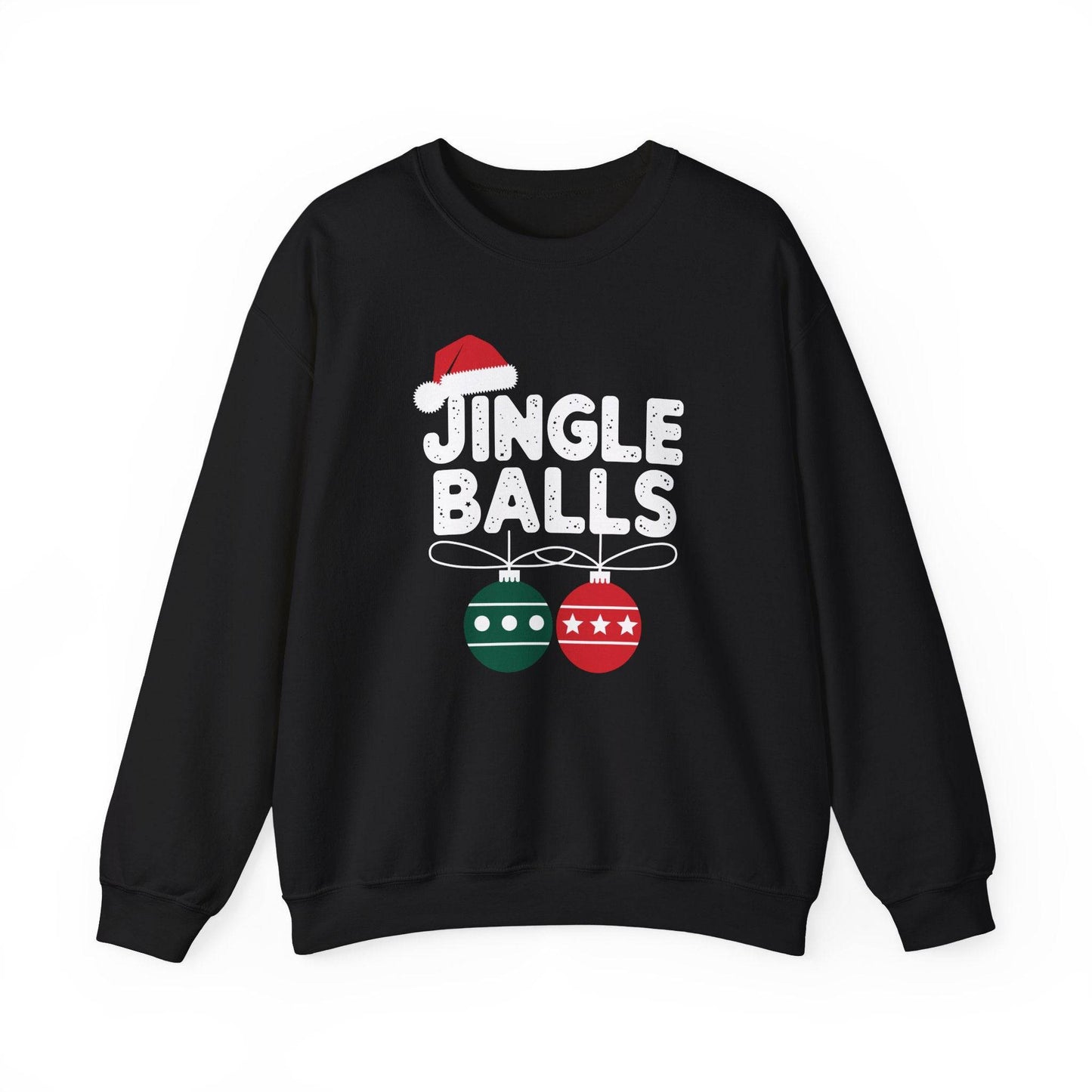 Jingle Balls Funny Christmas Sweatshirt Holiday Humor - Goateez Style