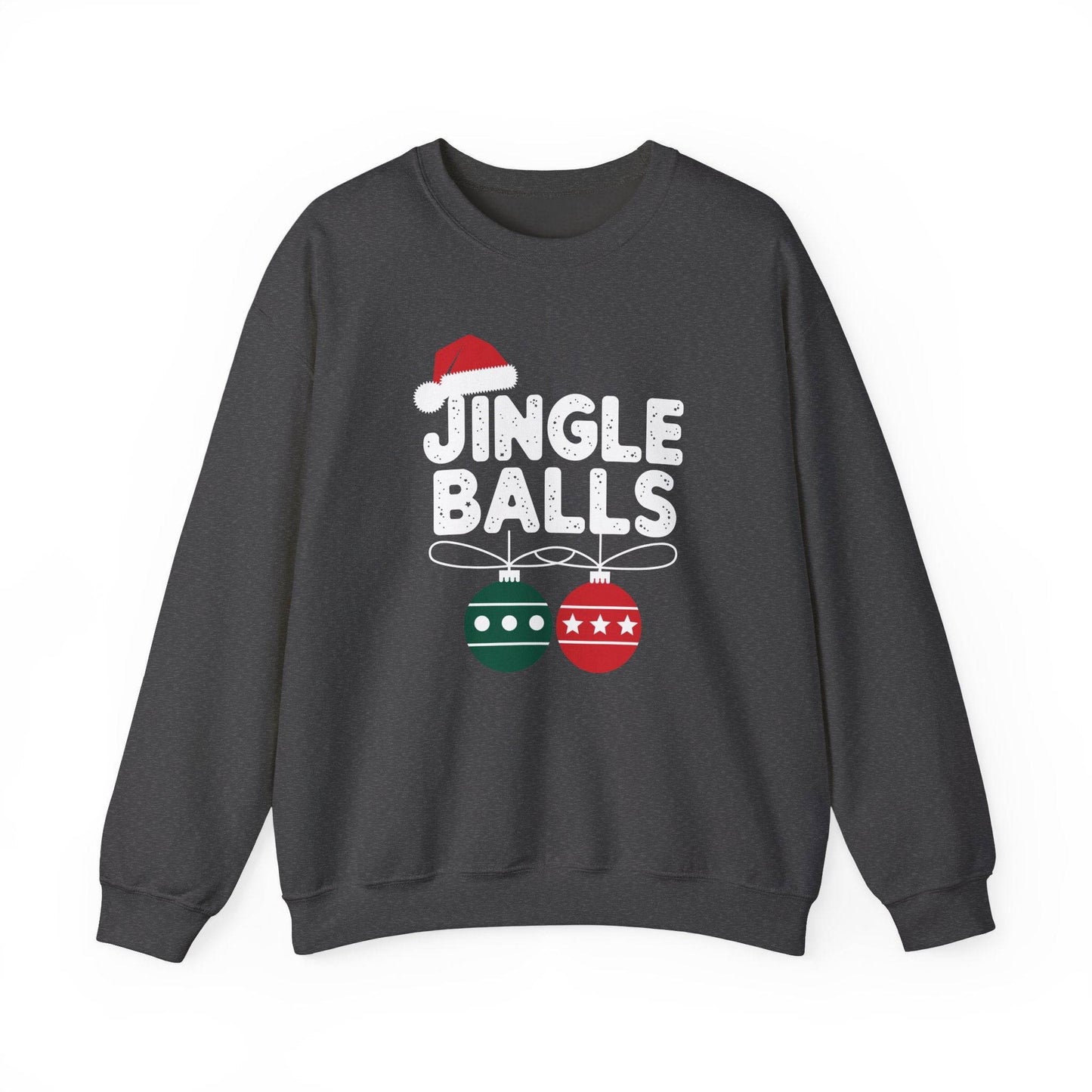 Jingle Balls Funny Christmas Sweatshirt Holiday Humor - Goateez Style