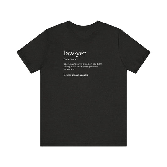 Lawyer Definition T-Shirt - Funny Legal Professional Tee - Goateez Style