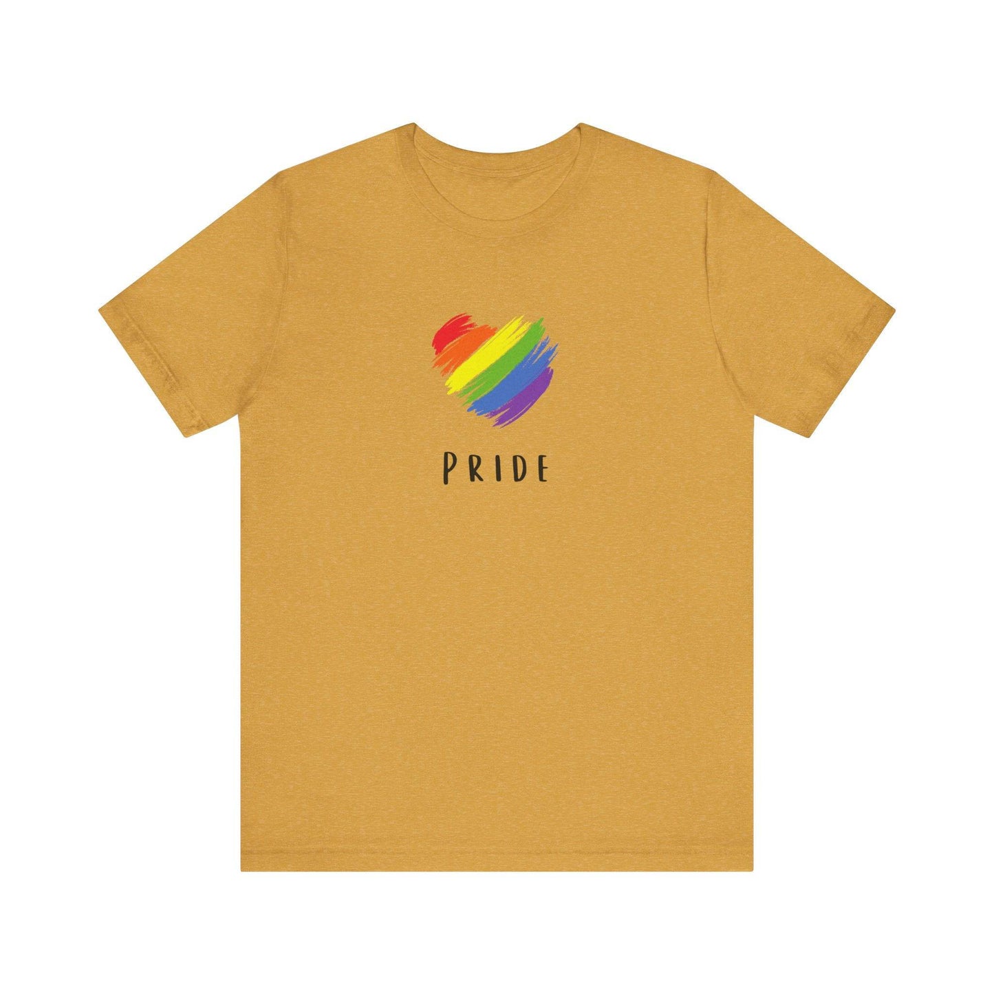 LGBTQ Pride Rainbow Heart T-Shirt - Goateez Style