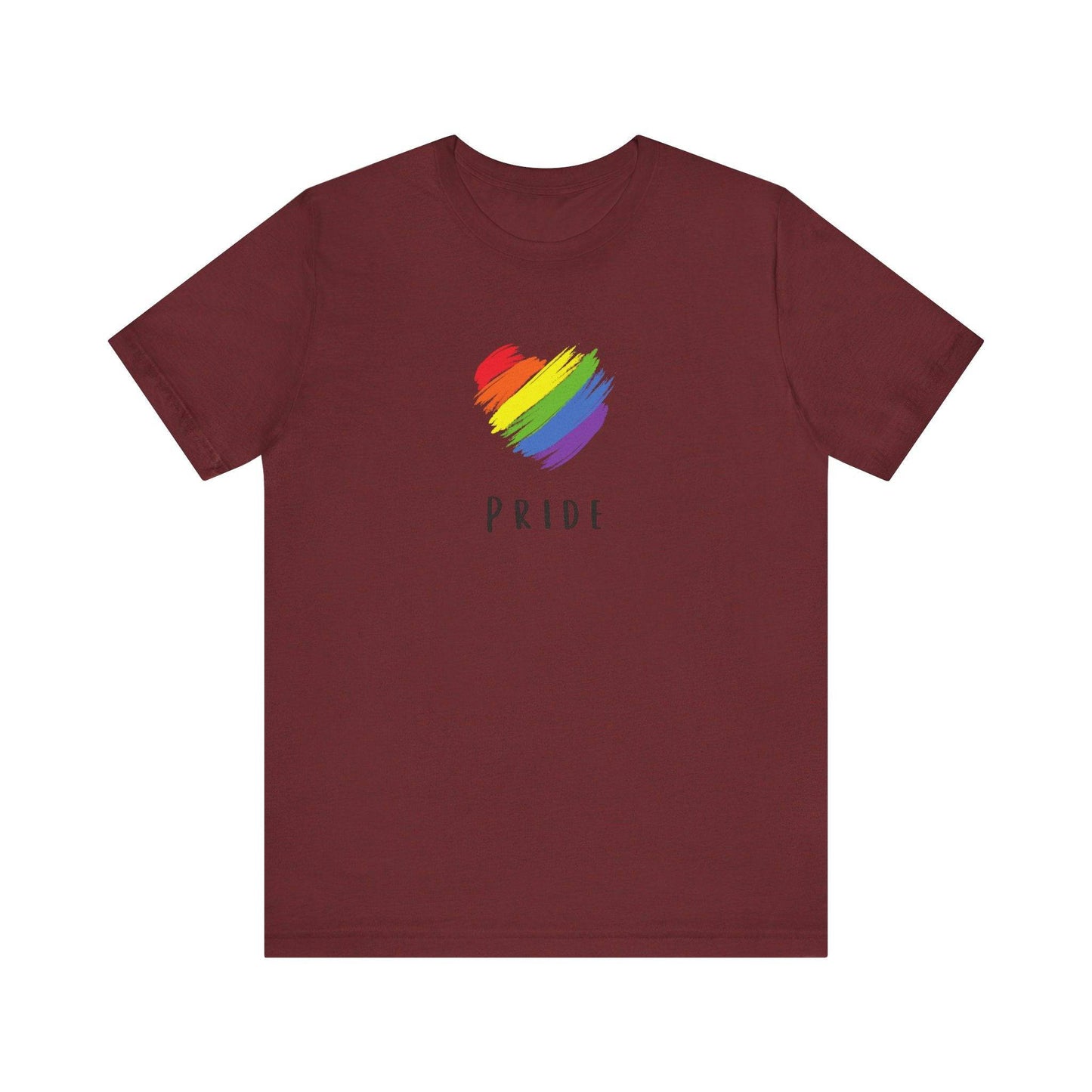 LGBTQ Pride Rainbow Heart T-Shirt - Goateez Style