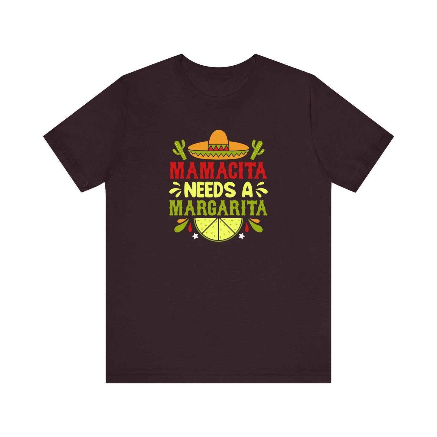 Mamacita Needs a Margarita T-Shirt - Funny Margarita Drinking Shirt - Goateez Style