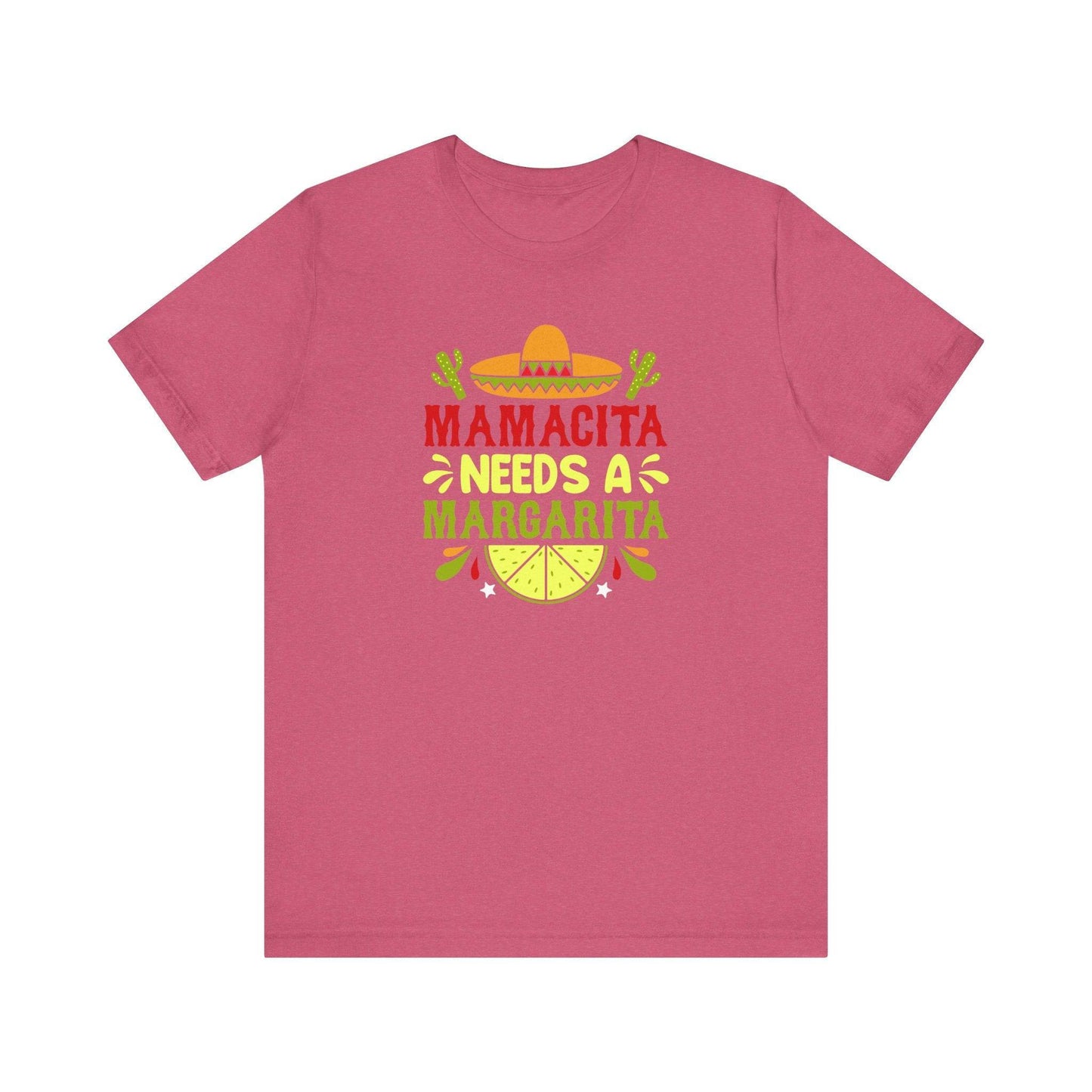 Mamacita Needs a Margarita T-Shirt - Funny Margarita Drinking Shirt - Goateez Style