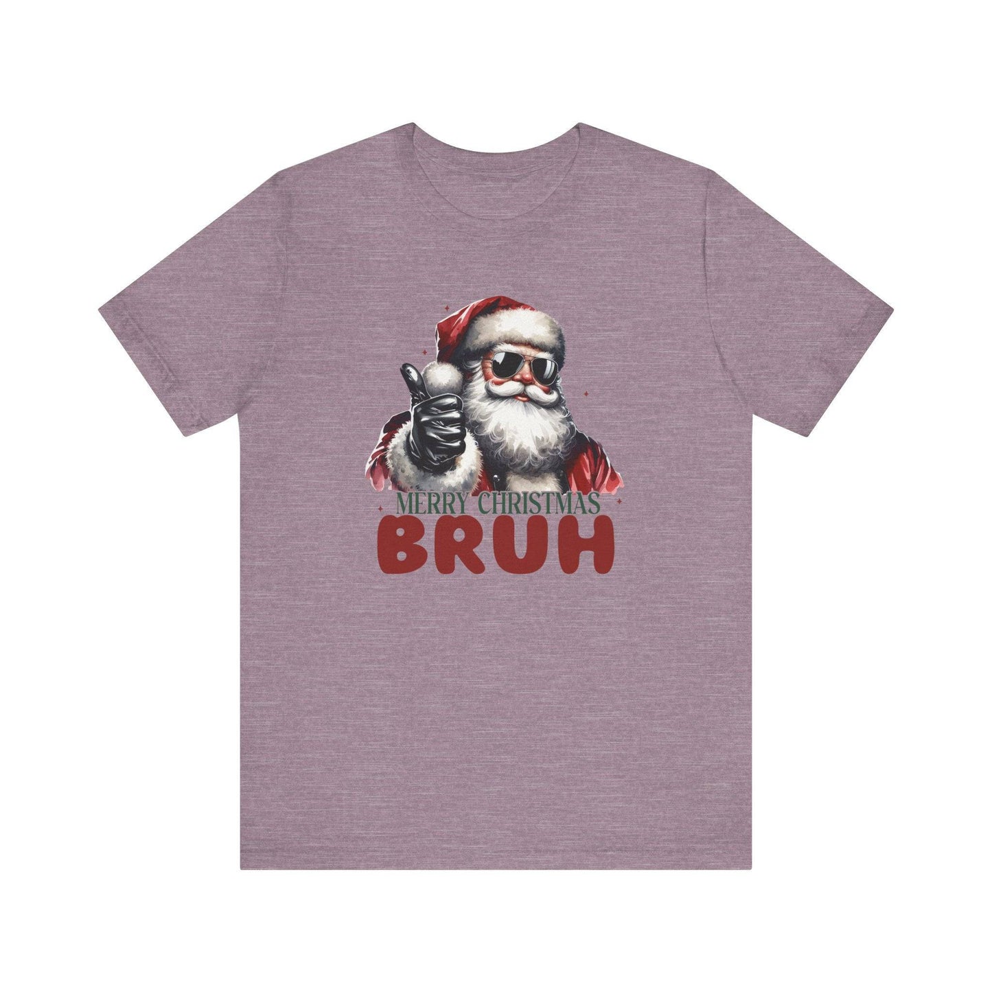 Merry Christmas Bruh Funny Santa T-Shirt - Goateez Style