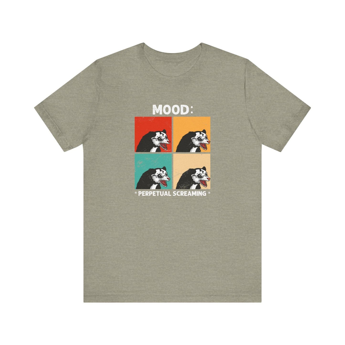 Mood: Perpetual Screaming - Funny Animal T-Shirt - Goateez Style