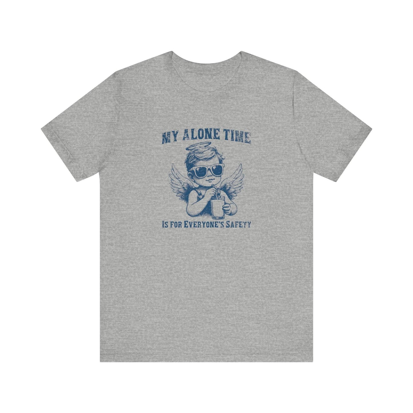 My Alone Time Angel T-Shirt - Funny Angelic Tee - Goateez Style