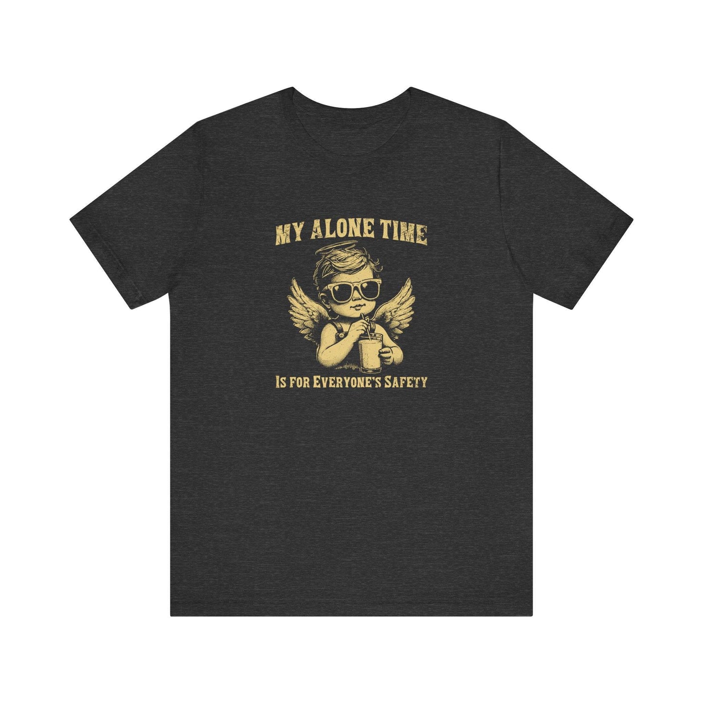 My Alone Time Angel T-Shirt - Funny Angelic Tee - Goateez Style