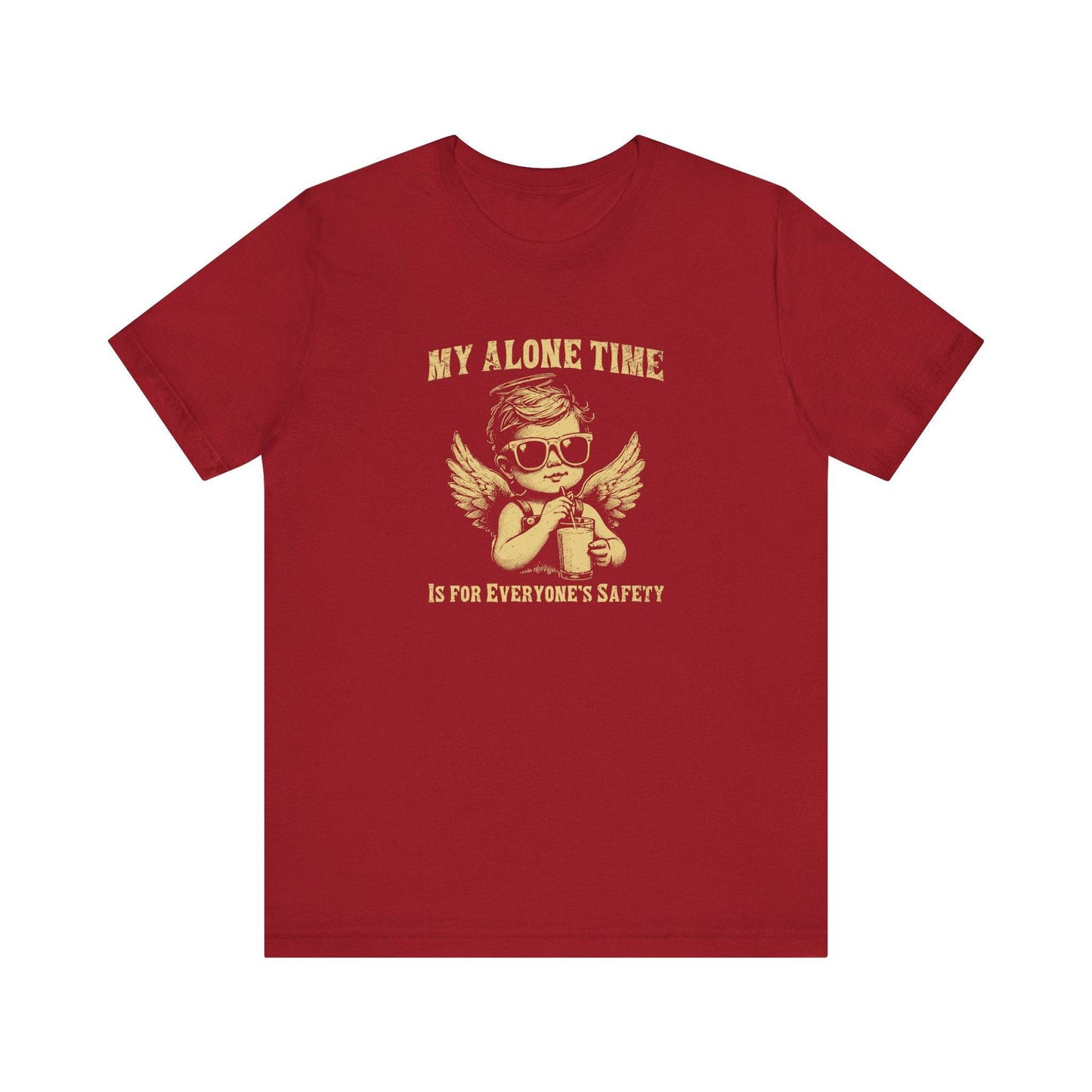 My Alone Time Angel T-Shirt - Funny Angelic Tee - Goateez Style