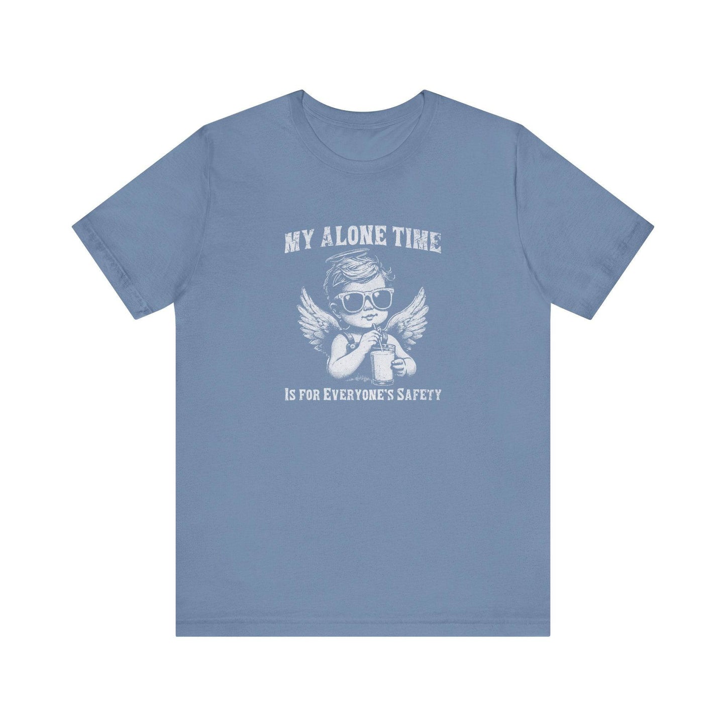 My Alone Time Angel T-Shirt - Funny Angelic Tee - Goateez Style