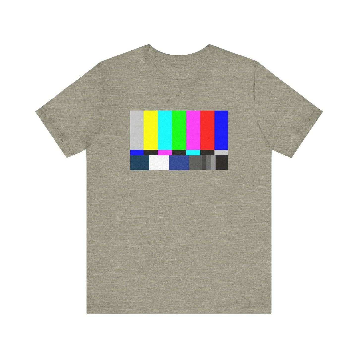 No Signal TV Retro Test Pattern T-Shirt - Goateez Style