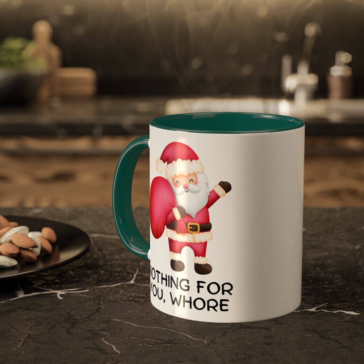 Nothing For You, Whore Rude Adult Humor Christmas Holiday Premium Ceramic Mug, 11oz - Goateez Style