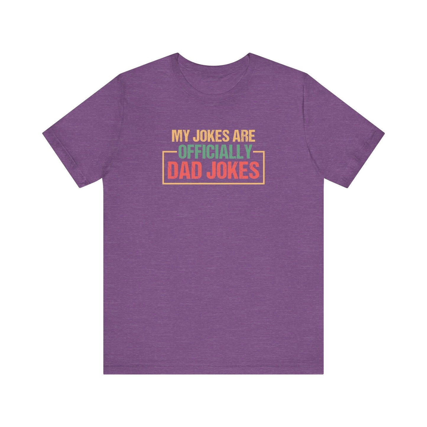 Officially Dad Jokes - Fun New Father's Tee - Goateez Style