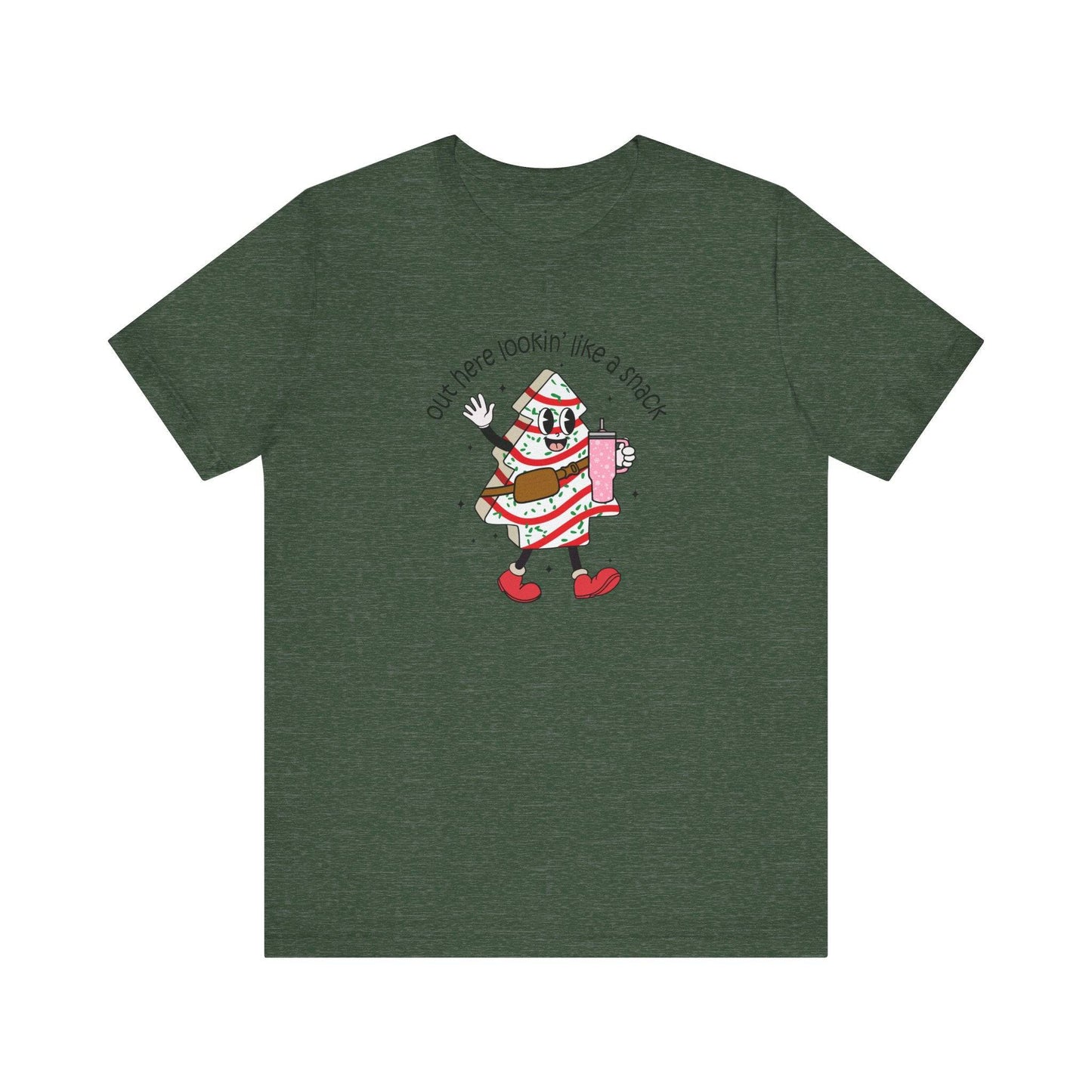 Out Here Lookin' Like a Snack Funny Christmas T-Shirt - Goateez Style