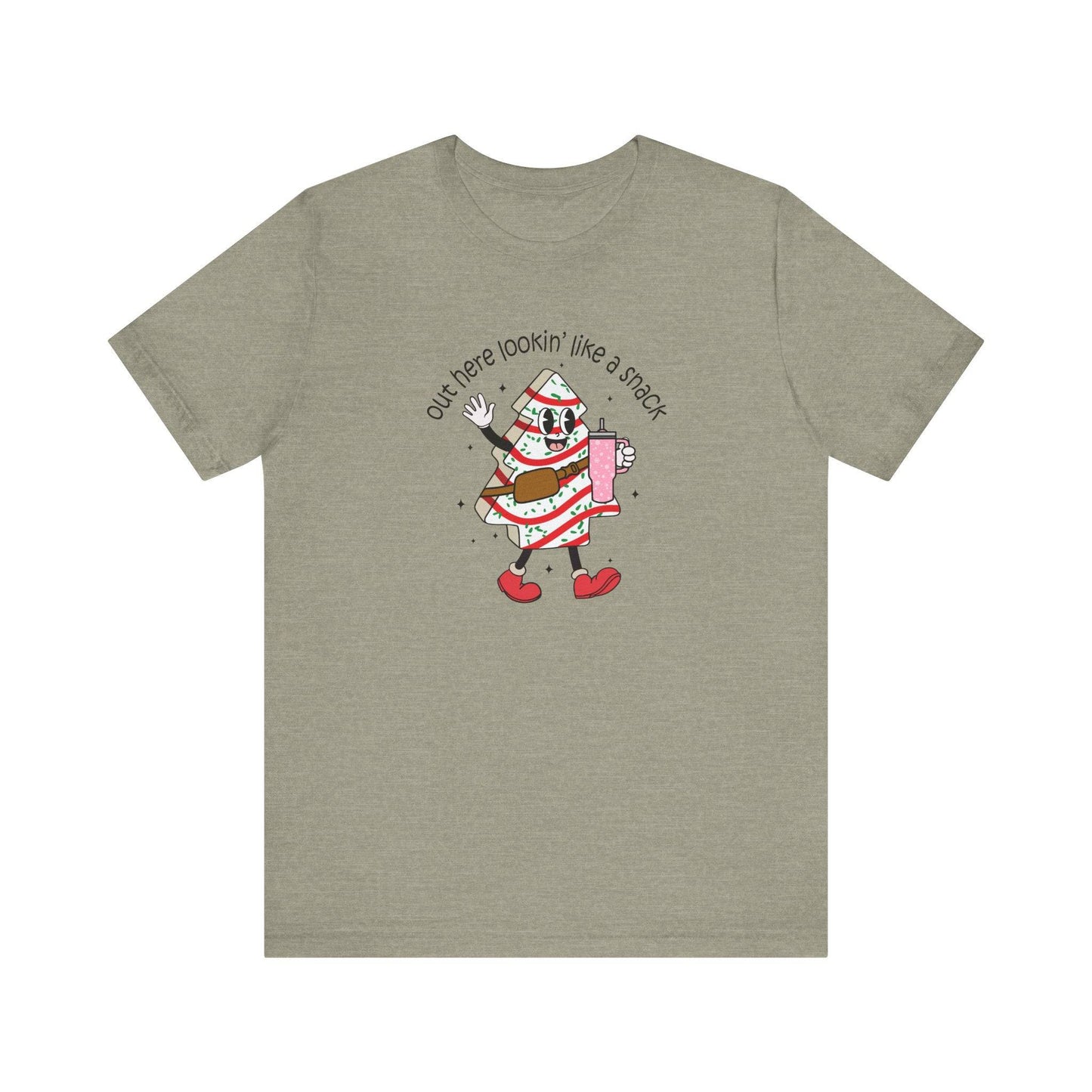 Out Here Lookin' Like a Snack Funny Christmas T-Shirt - Goateez Style
