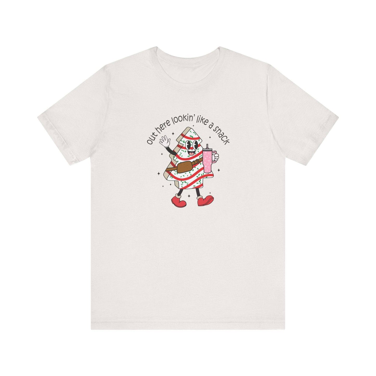Out Here Lookin' Like a Snack Funny Christmas T-Shirt - Goateez Style
