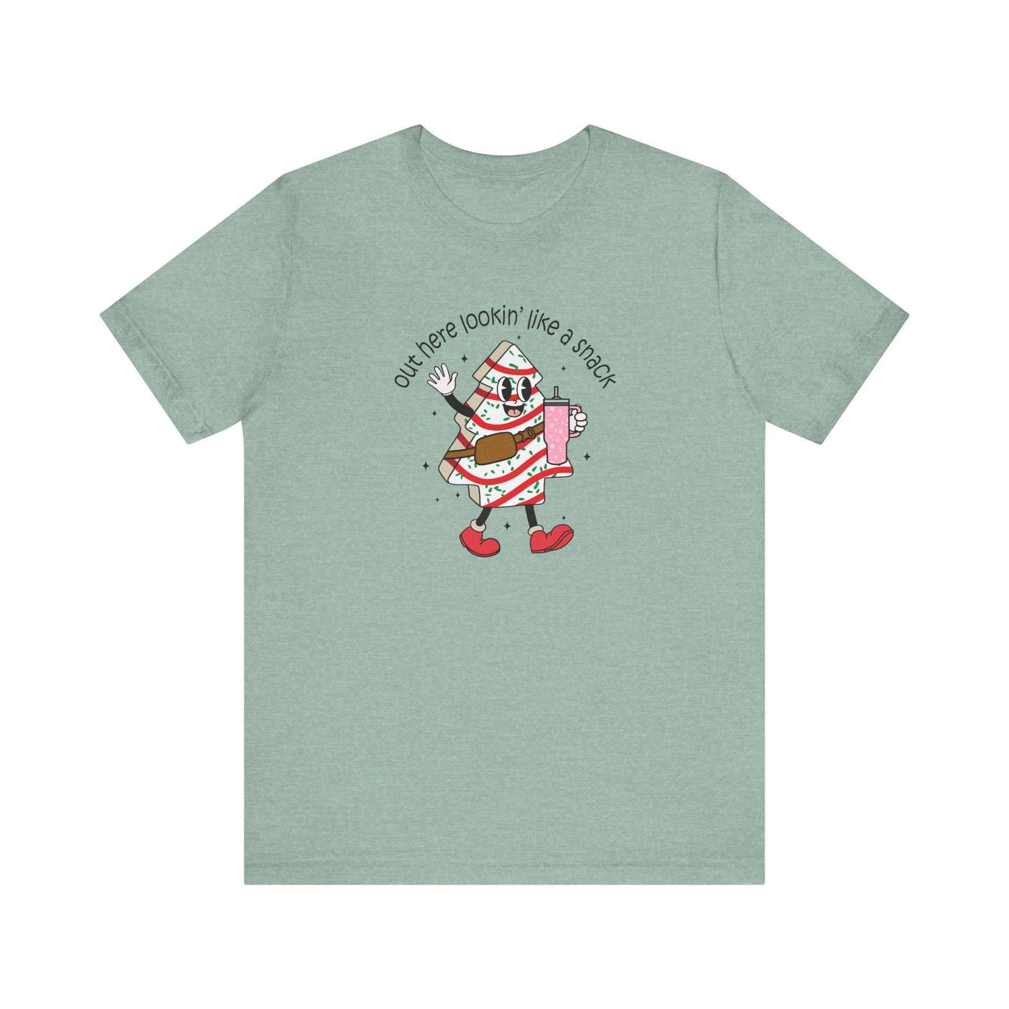 Out Here Lookin' Like a Snack Funny Christmas T-Shirt - Goateez Style