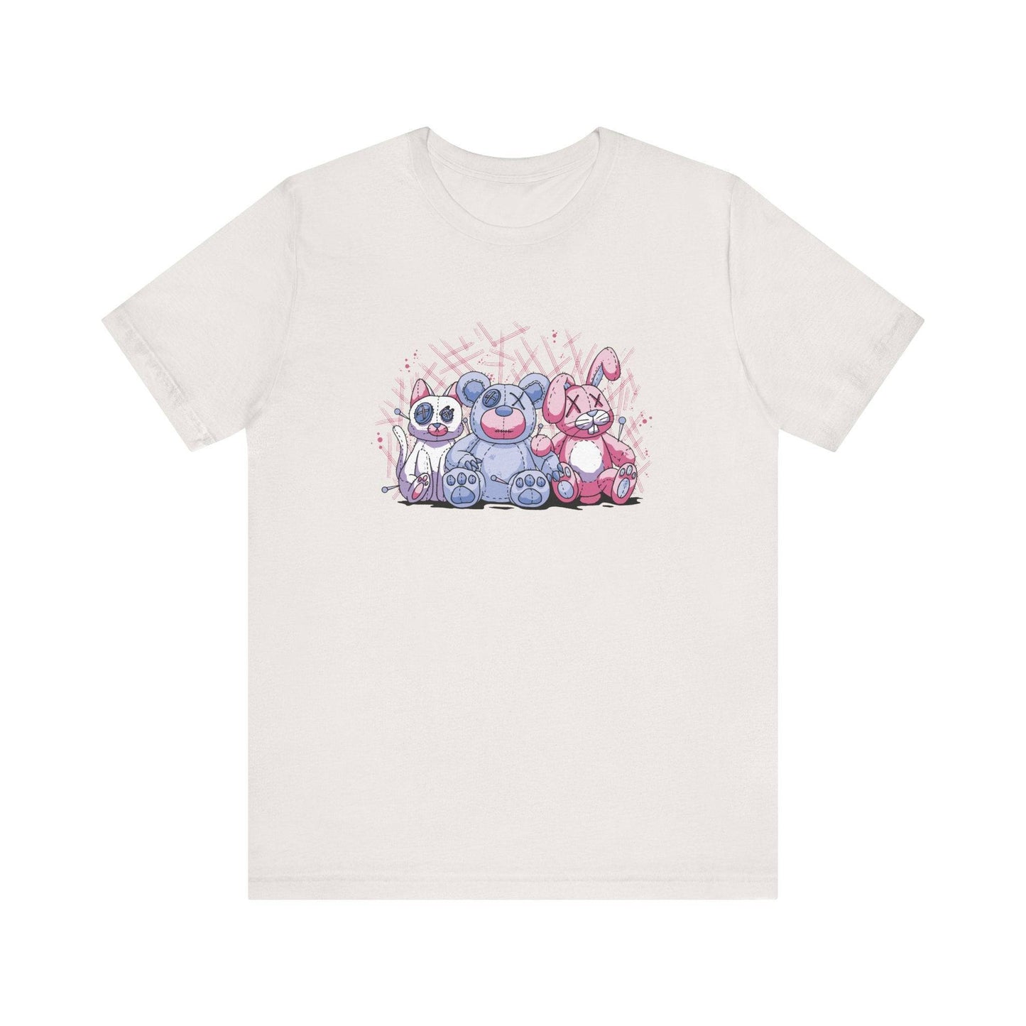 Pastel Goth Stuffed Animals - FNAF Inspired Cute Spooky Tee - Goateez Style