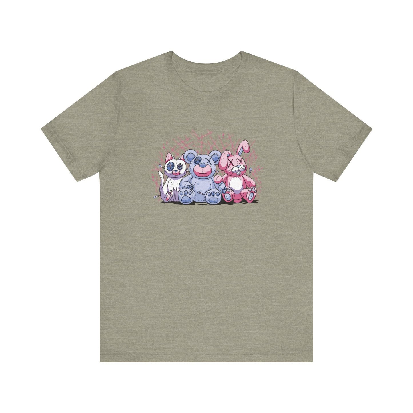 Pastel Goth Stuffed Animals - FNAF Inspired Cute Spooky Tee - Goateez Style