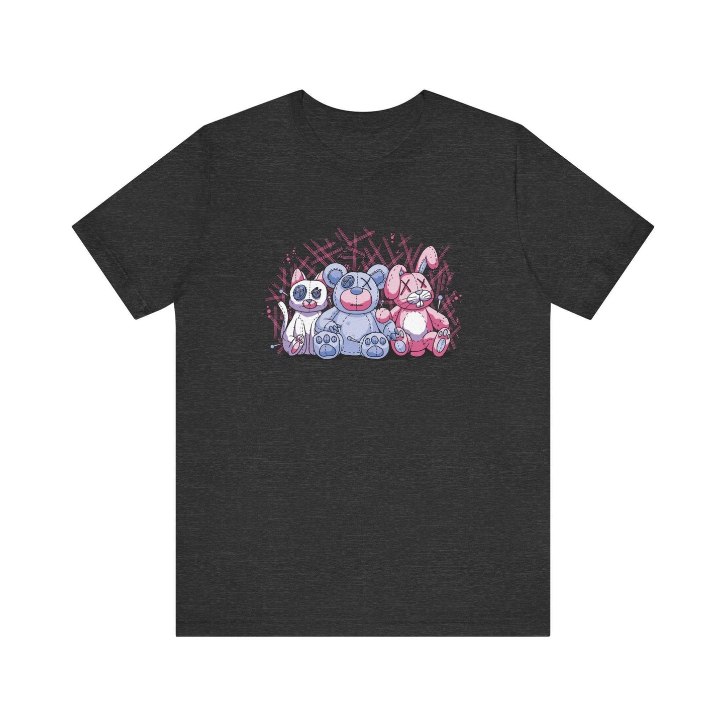 Pastel Goth Stuffed Animals - FNAF Inspired Cute Spooky Tee - Goateez Style