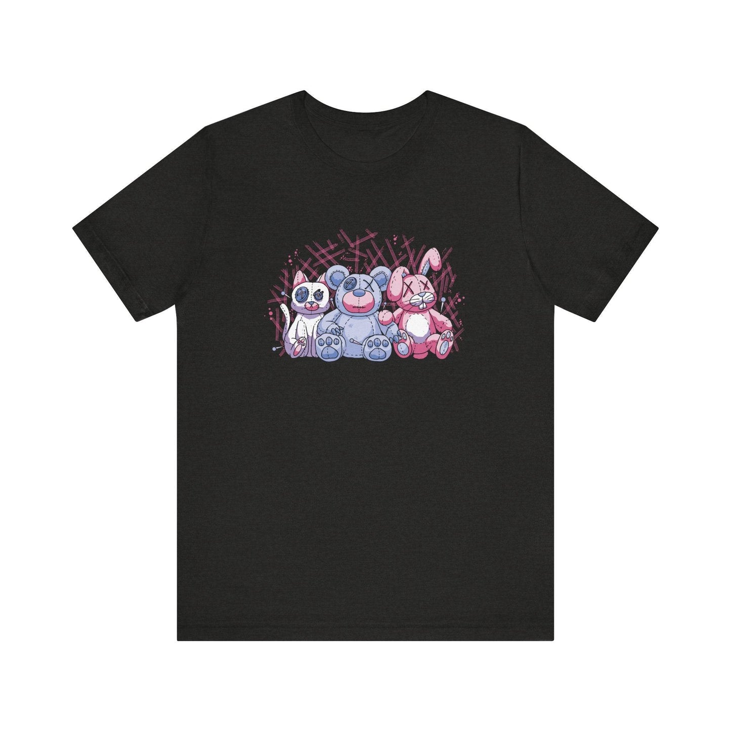 Pastel Goth Stuffed Animals - FNAF Inspired Cute Spooky Tee - Goateez Style